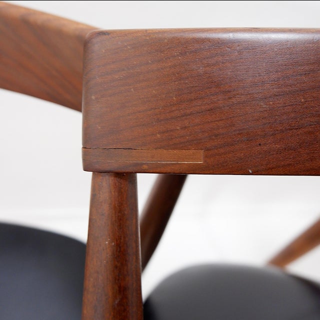 Extendable Teak Dining Table and Chairs by Hans Olsen for Frem Røjle, 1950s, Set of 7 For Sale - Image 18 of 18