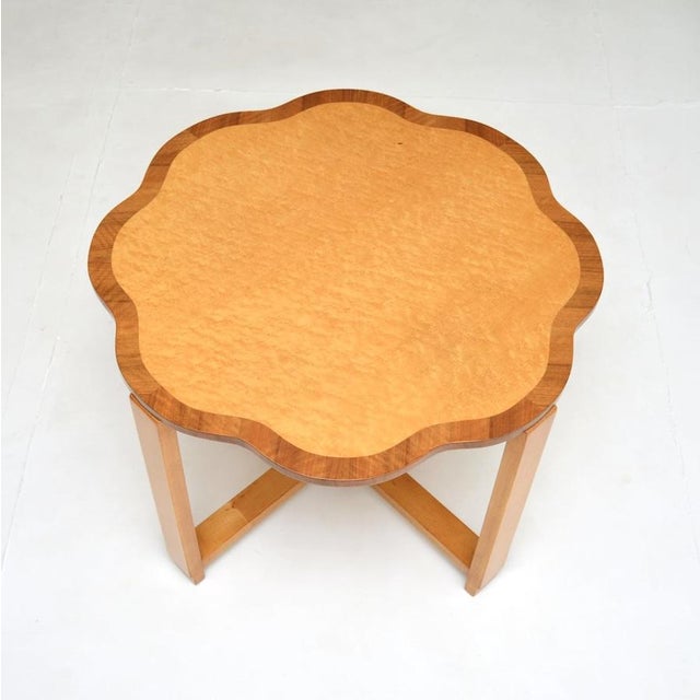 Art Deco Birds Eye Maple Nesting Tables, 1930s, Set of 5 For Sale - Image 6 of 13
