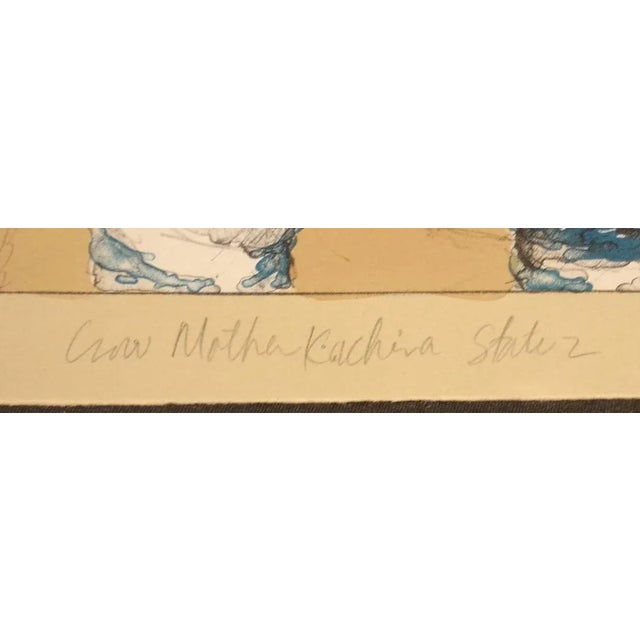 Impressionist Larry Fodor "Crow Mother and Ahulani Kachina St 2" Set of 2 Limited Edition Lithographs For Sale - Image 3 of 10