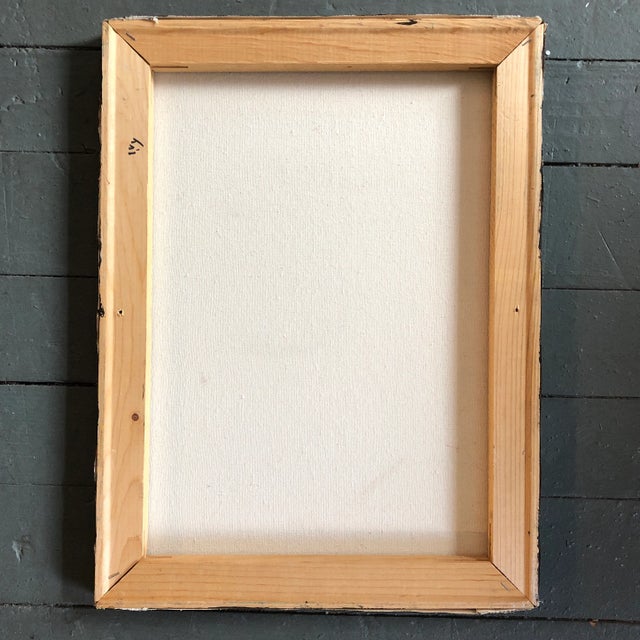 Original Contemporary Floral Painting With Iris Signed For Sale - Image 4 of 5