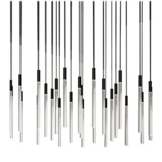 Plexi Lamps in Steel by Angelo Mangiarotti for Karakter, Set of 24 For Sale