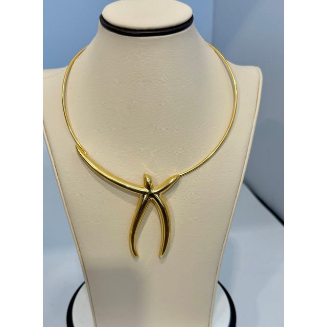 Tiffany & Co Elsa Peretti Vintage Choker/ Necklace, 18K Yellow Gold 49 gm For Sale In New York - Image 6 of 18