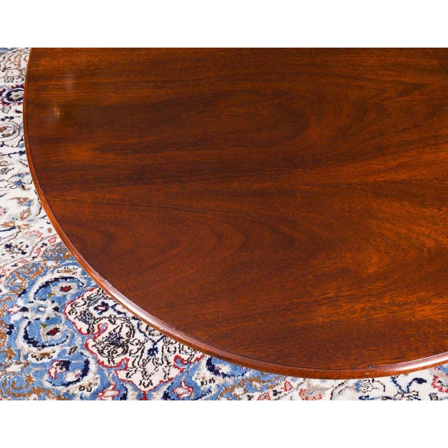 Vintage Regency Revival Oval Dining Table from William Tillman, 1990s For Sale - Image 14 of 16