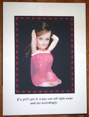 Gail Rubini, If a girl's got it... Pop Art Serigraph Barbie Doll