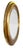 American Antique Oval Gold Beveled Wall Mirror. For Sale - Image 3 of 8