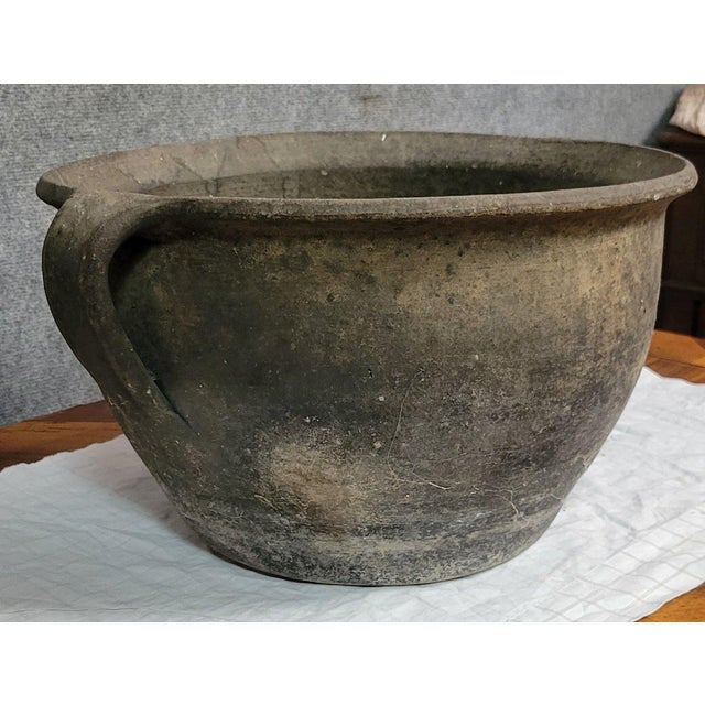 Traditional Berber Terracotta Pottery Vase For Sale - Image 3 of 7