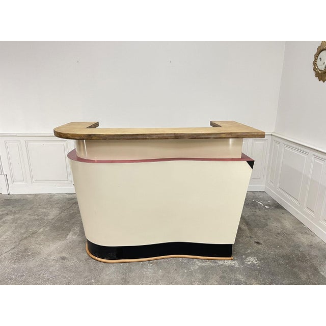 Vintage Bar in Oak and Formica, 1970s For Sale - Image 11 of 11