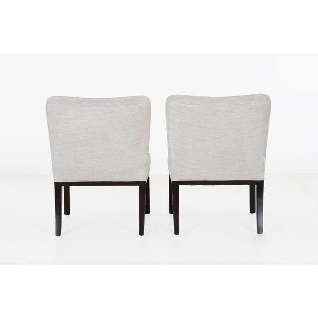 Edward Wormley for Dunbar Slipper Chairs - a Pair For Sale In Chicago - Image 6 of 11