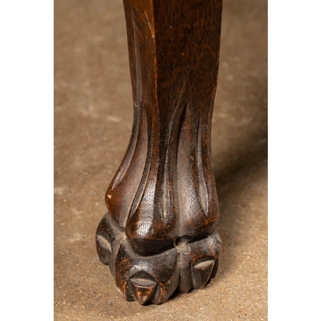 Late 19th Century Billiards Room Clawfoot Chair For Sale - Image 11 of 14