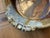 A visually captivating vintage studio pottery serving bowl or low platter, masterfully hand-thrown with exceptional...