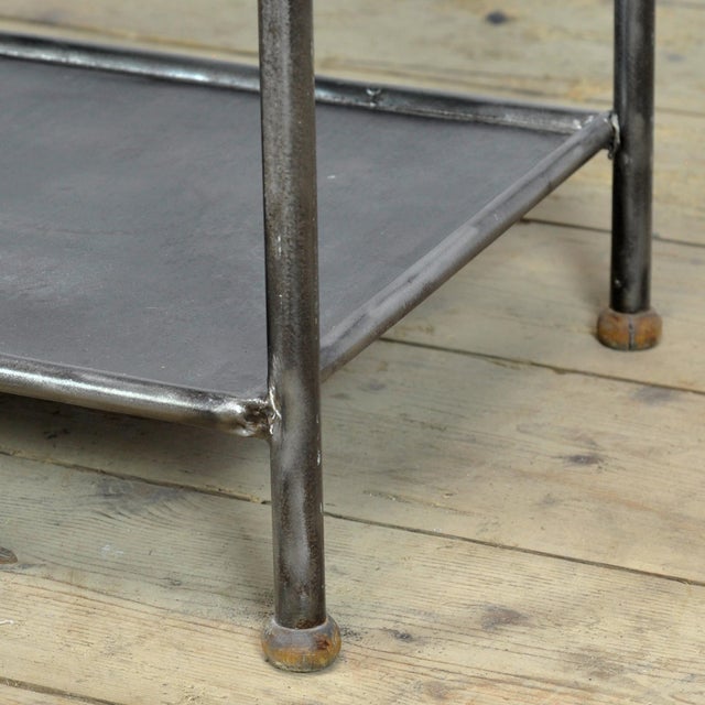 Vintage Iron Bedside Table, 1910s For Sale - Image 10 of 12
