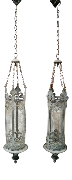 Vintage Hanging Lanterns, 1960s, Set of 2