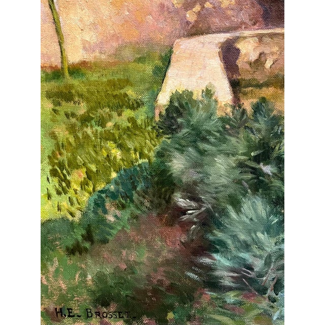 Henri Edouard Brosset, Pond with Ducks, Oil on Canvas For Sale - Image 7 of 13