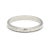 Contemporary Vintage Ostbye Barton Engraved Band, 18k White Gold, Ring Size 6.25 For Sale - Image 3 of 5