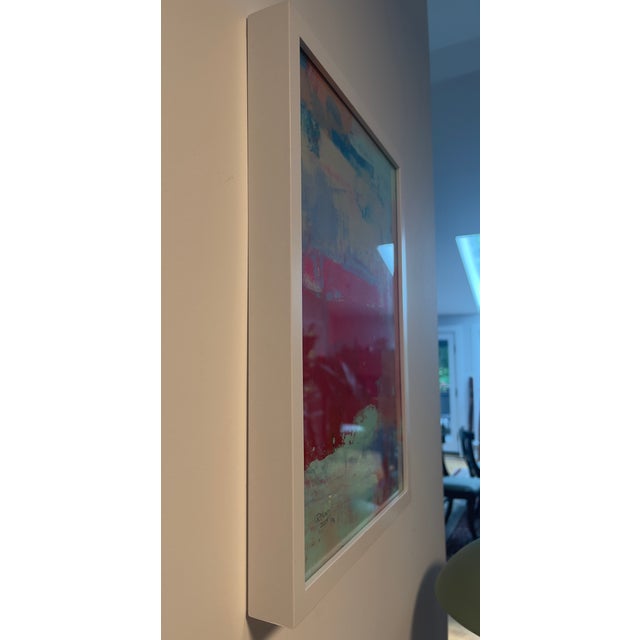 "Echoes of Color" Abstract Acrylic Painting, Framed For Sale In Washington DC - Image 6 of 7