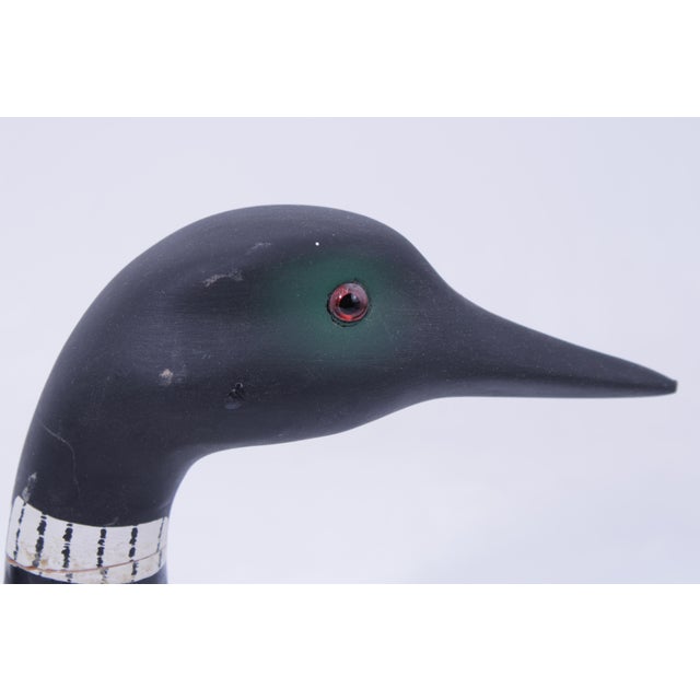 1980s Leonard C. Hornick Jr. Handcrafted Wood Lion Duck Decoy - Signed For Sale - Image 5 of 14