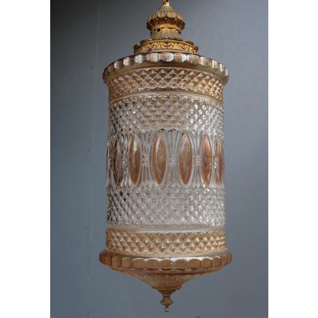 1950s Mid-Century Modern Stunning Vistosi 1950s Murano Glass Pendant Chandelier For Sale - Image 9 of 10