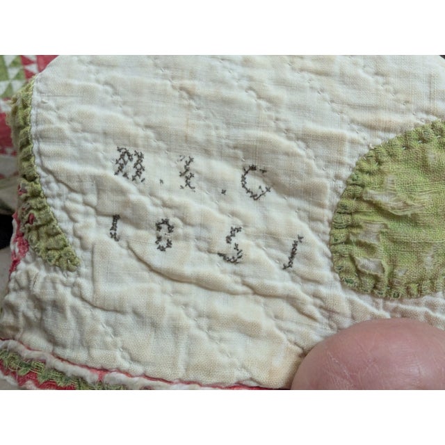 This is a rare gem that should really be in a museum. The Ohio Star (or Sawtooth Star) is a classic quilt pattern...