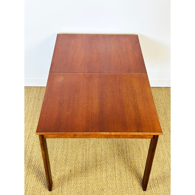 Vintage Teak Rectangular Dining Table, 1960ss For Sale - Image 10 of 11
