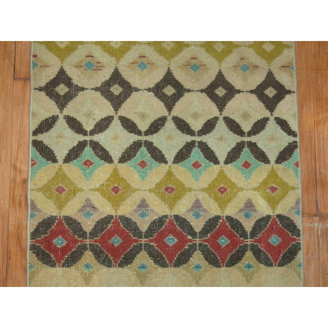 Midcentury Turkish Anatolian Runner For Sale In New York - Image 6 of 6