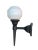 1910s Black Long Tail Exterior Sconce With Milk Glass Shade #2568 For Sale - Image 4 of 5