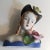 Ceramic Victorian Lady Head Floral Bust For Sale - Image 7 of 7