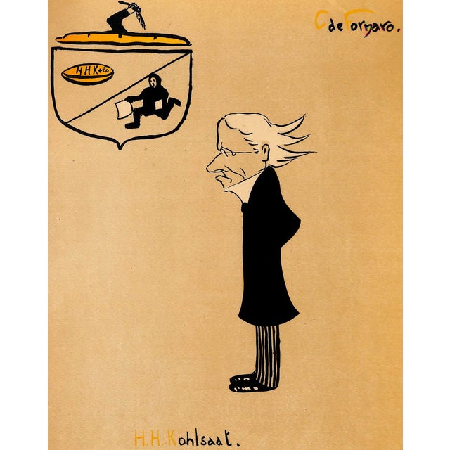 Art Sz: 13 3/4"H x 10 1/4"W Carlo de Fornaro (sometimes spelled Carlo di Fornaro) (1872–1949) was an artist, caricaturist,...