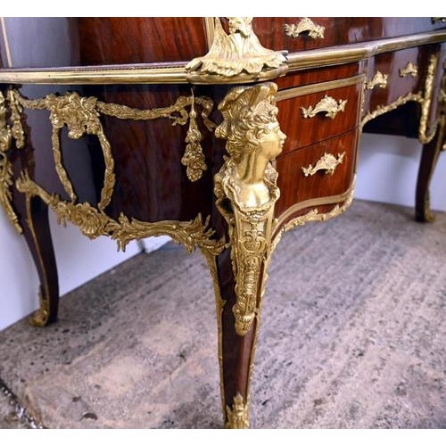 French Louis XV Cylinder Roll Top Secretaire For Sale - Image 5 of 15