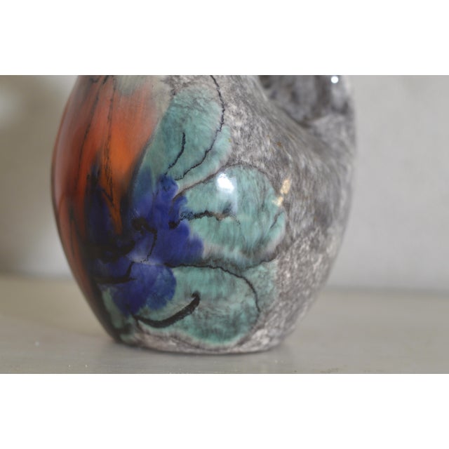 1950s Vintage French Handcrafted Ceramic Pitcher, 1950s For Sale - Image 5 of 9