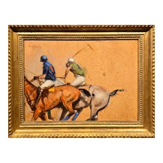 Henry Koehler - Polo Players - Oil Panting For Sale