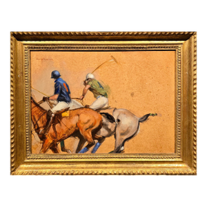 Henry Koehler - Polo Players - Oil Panting