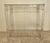 Mid-Century Modern Pair Lucite End Tables 1950s Scalloped and Etched For Sale - Image 3 of 9