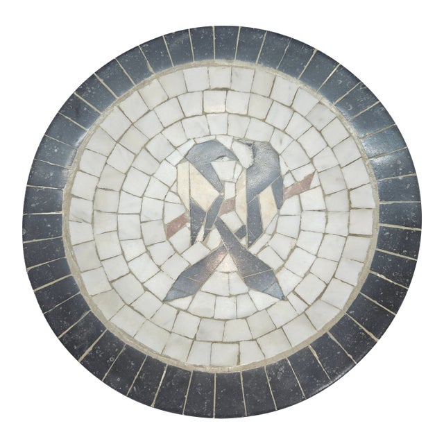Vintage MCM Heide Mosaic Dish of Denmark For Sale