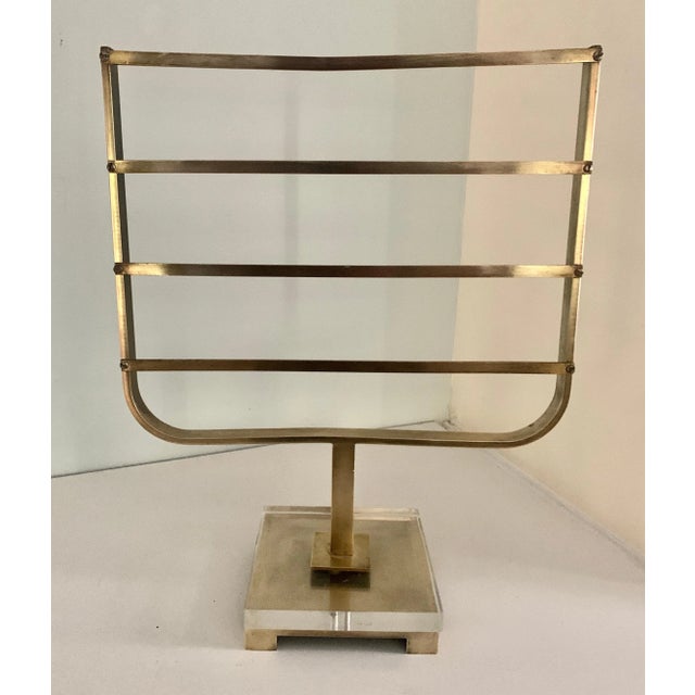 Charles Hollis Jones Brass Jewelry or Scarf Holder For Sale - Image 11 of 13