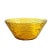 Vintage 1960s Anchor Hocking Gold Lido Soreno Glass Serving Bowl For Sale