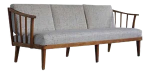 Mid-Century Swedish Model Visingsö 3-Seat Sofa by Carl Malmsten for O.H Sjögren, 1960s