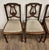 French Vintage French Louis XVI Style Harp Back Lyre Back Bronze Ormulu Dining Chairs For Sale - Image 3 of 14