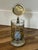 Mid-Century Modern Late 20th Century Mid Century Modern German Deckel Rein-Zinn Pewter Lid Lion Crest Crystal Stein Lid For Sale - Image 3 of 12