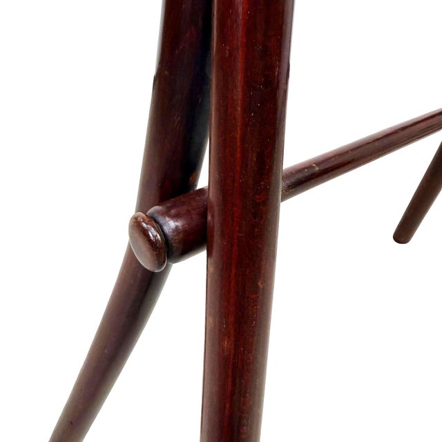 Wood Vienna Secession Bent Oak Mute Servant Valet by Thonet No.101 For Sale - Image 7 of 9