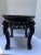 Early 20th Century Antique Chinese Carved Wood and Marble Stand For Sale - Image 5 of 10