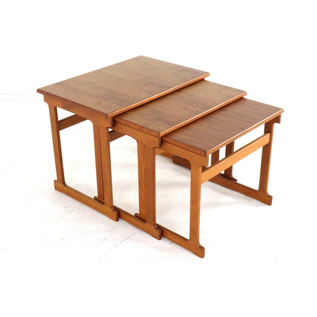 Fugdal Nesting Tables from Trioh, Denmark, 1960s, Set of 3 For Sale - Image 14 of 15