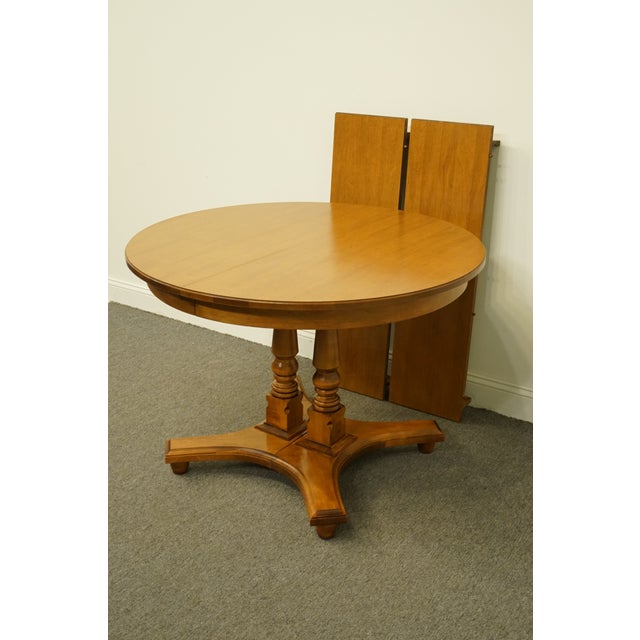 Tell City Furniture Colonial Style Maple 64" Double Pedestal Dining