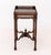 Brown Chinese Chippendale Style Mahogany Silver Table For Sale - Image 8 of 9