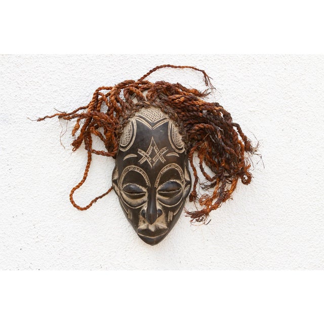 Spirit of African Carved Mask For Sale - Image 4 of 7