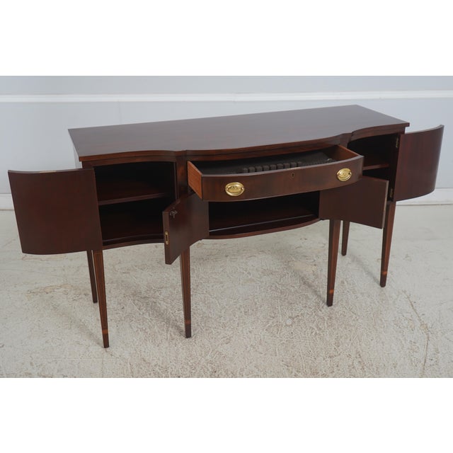 Traditional 1970s Kittinger Richmond Hill Mahogany Federal Sideboard For Sale - Image 3 of 18