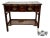 Harden Cherry Server Console Table Flip Top Vintage Chippendale Bar Buffet Shelf For Sale