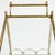 Mid-Century Regency French Solid Brass & Glass Bar Cart W/ Bottle Holder For Sale In Los Angeles - Image 6 of 11