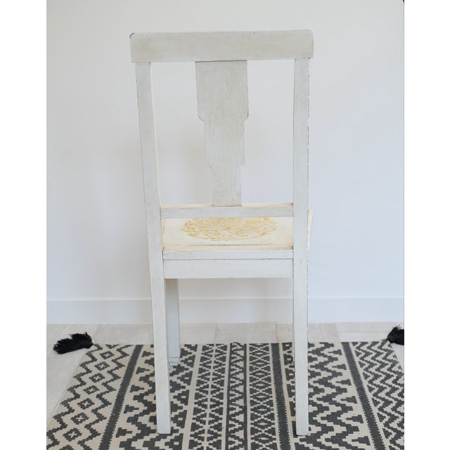 1930s Vintage Art Deco Wooden Chair, 1930s For Sale - Image 5 of 7