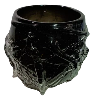 Glass Vase by Sandra Valere, 1990s