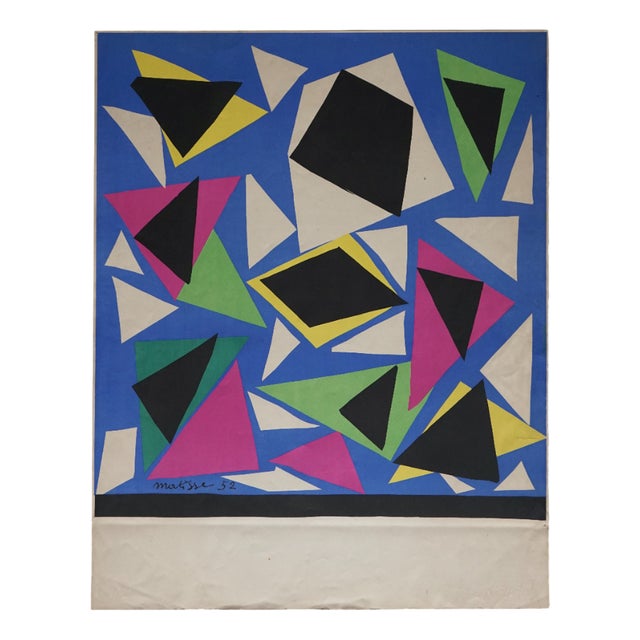 Henri Matisse, Galerie Kléber Paris, 1952, Lithograph For Sale